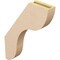 Ekena Millwork 3-inch W x 18-inch D x 24-inch H Carmel Rough Cedar Woodgrain TimberThane Knee Brace, Primed BRCUR03X18X24CARRCPR - alternate 2
